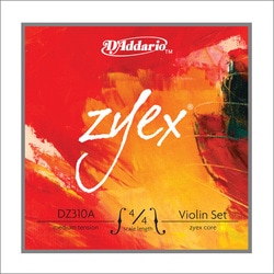 Medium Tension DAddario Zyex Violin Single A String 1/2 Scale 
